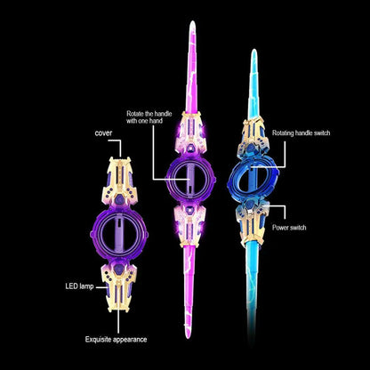 Toy Double Ended Retractable Double Edged Lightsaber